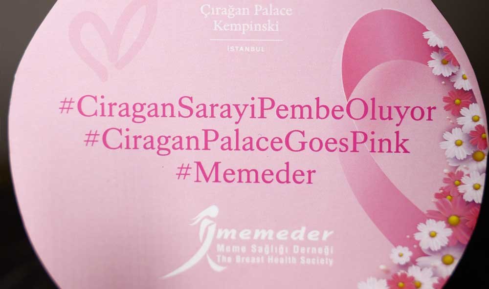 Çırağan Palace Kempinski Istanbul And Memeder Join Forces For Breast Cancer Awareness (2)