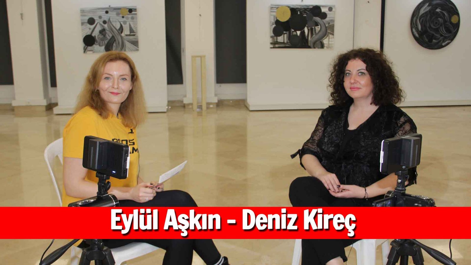 Deniz Kireç, Eylül Aşkın Special Interview Seascapes Exhibition At Türkan Saylan Cultural Center