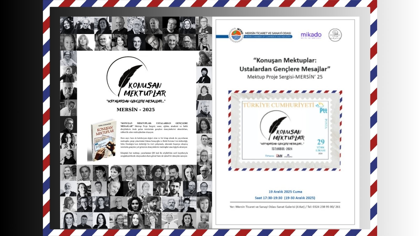 MTSO – Mersin Chamber of Commerce and Industry Hosts the Exhibition Talking Letters Messages from Masters to the Youth